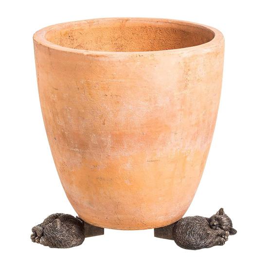 3Pcs/Set Stone-like Resin Modern Unique Weather Resistant Plant Pot Feet Plant Pot Stands