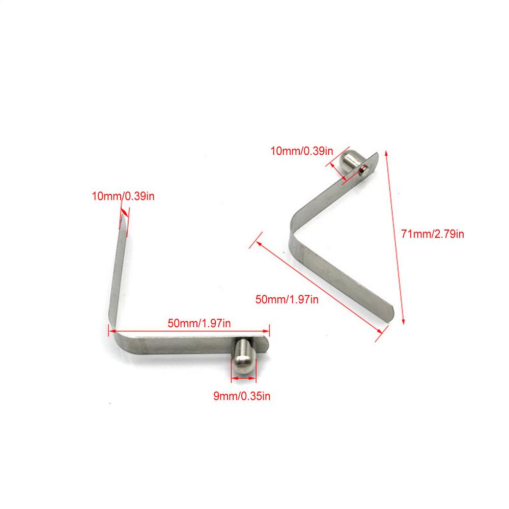 Spring Clips 5Pcs V-Shape Button Clamp Kayak Paddle Holder Clip for Camping Kayak Tent Outdoor Canopy Awning Boat Tube