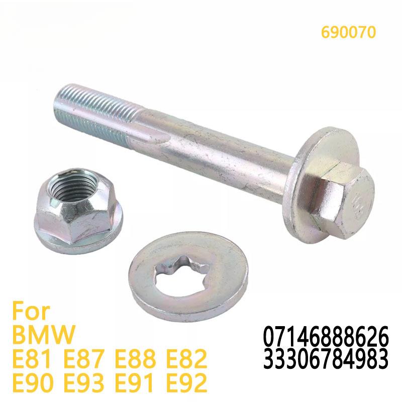 Camber Adjustment Cam Bolt Eccentric Screw For BMW 07146888626 33306784983 Suspension