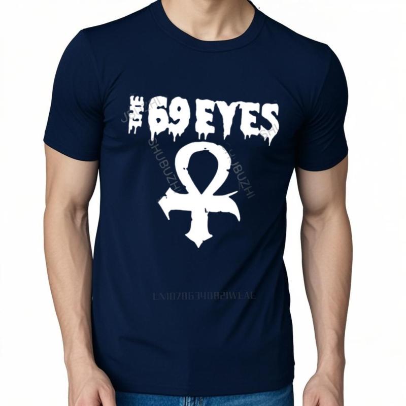 Men Cotton Teeshirt Summer Casual T-Shirt Brand Clothing 69 EYES Vintage T-shirt Top Gift Male Classic T-shirt T-SHIRT Basic Tee