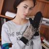 Cozy Women Girls Warm Cartoon Hedgehog Gloves Soft Knitted Winter Mittens