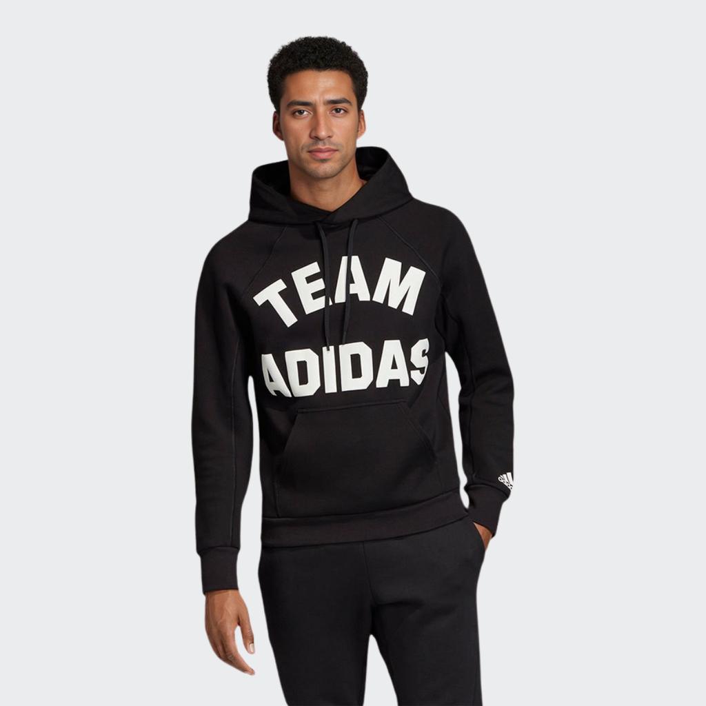 Adidas Vrct Hoodie Sporty Casual Pullover Sweatshirt Men Tops Black EA0377