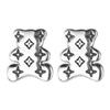 Bear Stud Earrings for Women's Year New Retro Cute Childlike Earrings Modify Face Shape Fashionable Ancient Flowers