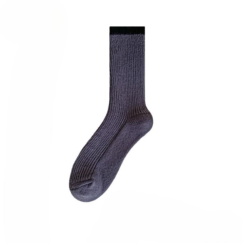Women's Winter New All In One Velvet and Thick Warm Matching Color Tube Socks