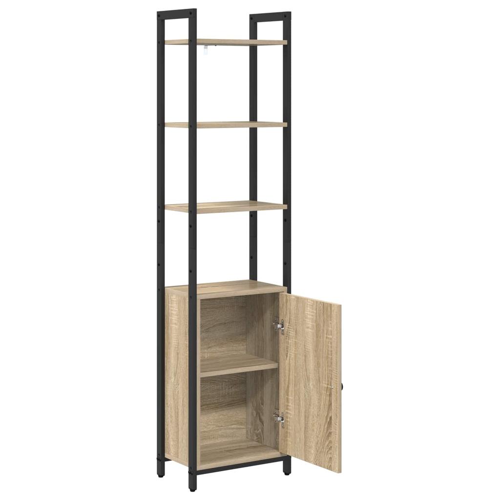 Bookshelf 6 Tiers 40 x 24 x 161 cm Engineered Wood