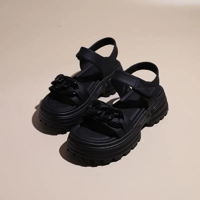 Fashion Summer 2025 Comfortable Platform Open Toe Sandals for Women Asian Size Sales The Best Vip Trending Daily Luxury Woman Shoes Sale