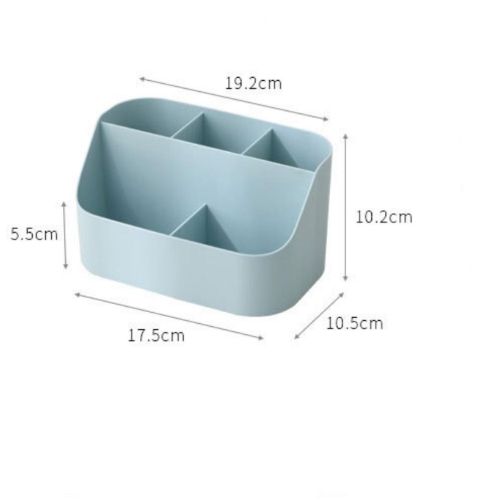 Multifunctional 5-grid Large Capacity Desktop Storage Box Partitioned Office Supplies Storage Box Cosmetics Organizer Container