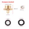 G3/4" Convert 1/4" Tubing Locked Connector US/EU Thread Standard Optional Purifier Irrigation Distribution Metal Fittings