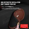 1Pcs Leather Car Pillow Car Knee Pad Elastic Memory Foam Leg Pad For BMW Mini Cooper F54 F55 F56 R56 R60 SONE Roadster Clubman Coupe