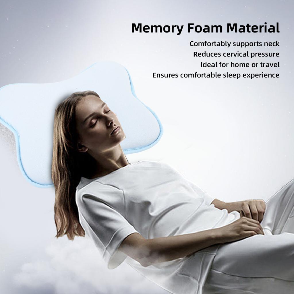 Baby Shaping Pillow Prevent Flat Head Memory Foam Soft Center Hole Ergonomic Infant Sleeping Pillow