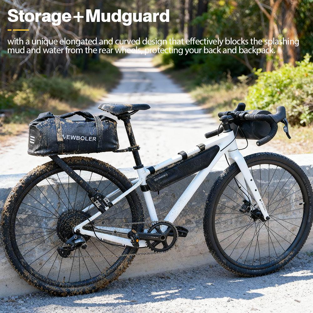 NEWBOLER Aeropack Lega di Alluminio Portapacchi per Bicicletta Serratura a Combinazione Borsa da Bici Bikepacking Per Bici MTB e Gravel Portapacchi Scaffale