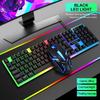 T-WOLF TF230 Wired Arabic Gaming Keyboard And Mouse Set/RGB Backlit/Mechanical Feel/Waterproof Design/USB