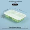 MOLUONA Two-Compartment Disposable Lunch Boxes, 100 Pack