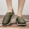 Fashion Hot Sale Men's Artisan Woven Sandals Vintage Style Summer Slippers Durable Sole & Comfortable Casual Outdoor Slippers Size 38-45