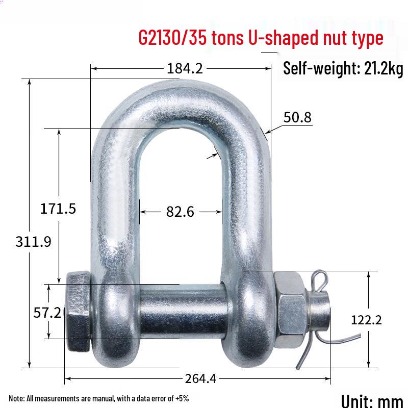 

Jundingying 35-Ton U-Nut Bow Shackle