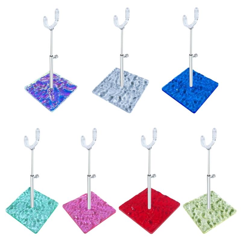 Adjustable Height Doll Stand With Wavy Base For Stable Doll Display And Action Figure Photography Accessories