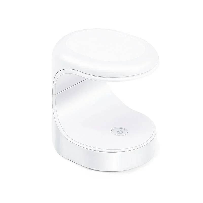 

Мини Портативная Лампа для Наращивания Ногтей с Таймером, Фототерапевтическая, для Масла и Геля, Быстросохнущая, Не Затемняющая Руки, Лампа для Полимеризации, Креативная Форма Яичной Скорлупы White