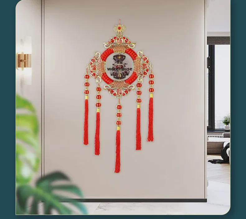 Mahogany Chinese Knot for New Year and Spring Festival Home Decoration