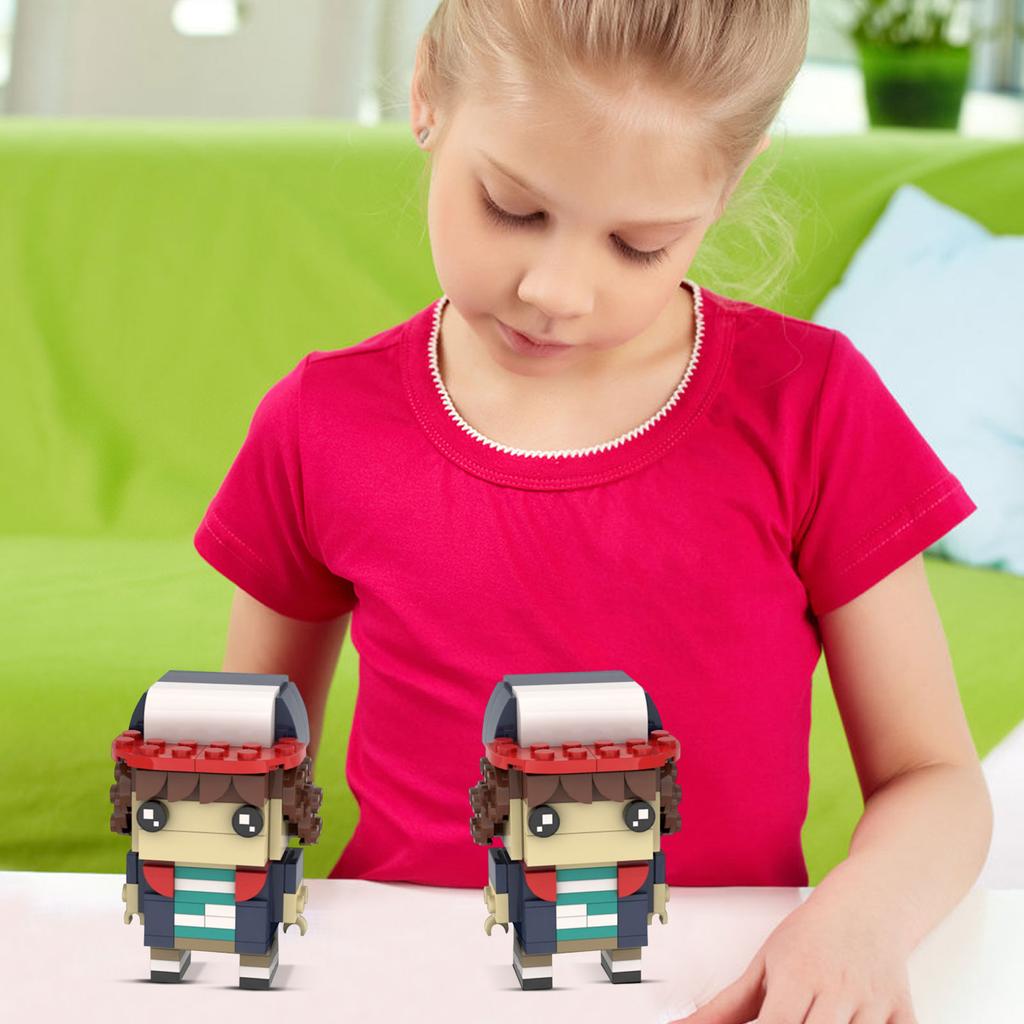 American TV Series Dustin Minifigure Building Block Toy