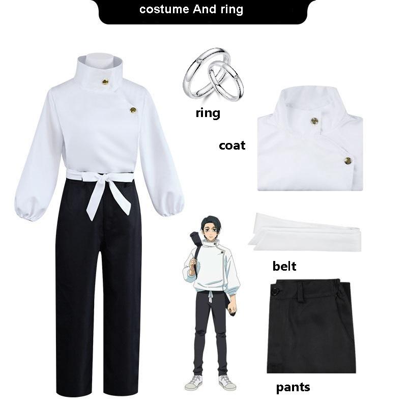 Anime Jujutsu Kaisen Yuta Okkotsu Costume de Cosplay Ensemble de Costume pour Homme