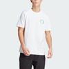 Adidas Manchester United Designer Collaboration Football Culture Casual Sports Short Sleeve T-Shirt Men Tops White HY4734