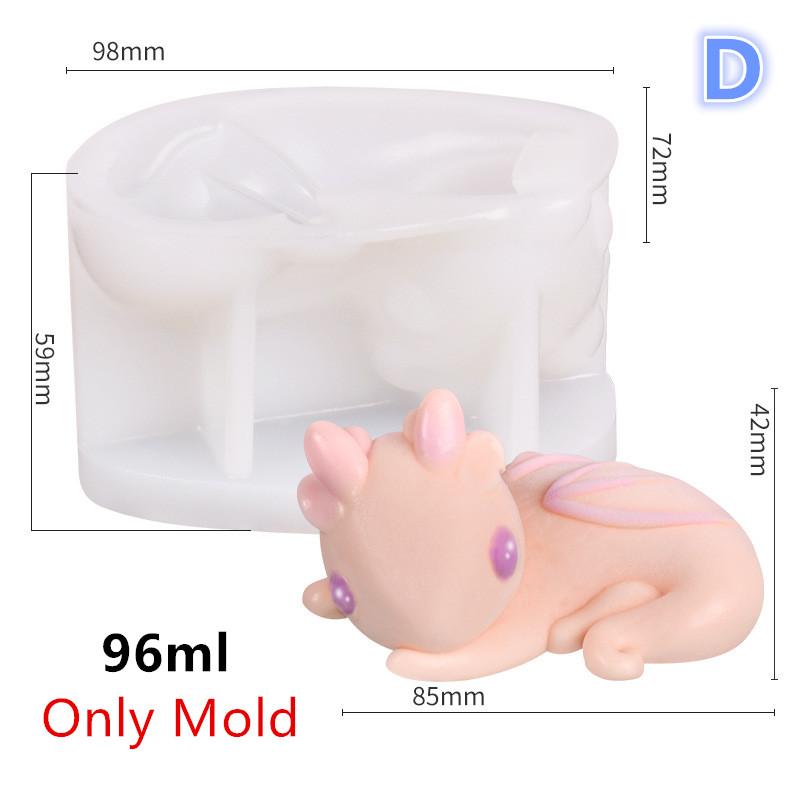 Cute Dinosaur Mousse Mold Pudding Silicone Mold Custard Mold Cake Mold Cartoon Dino Cake Decoration Baking Bakery Tool