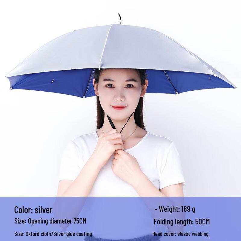 Nanqiao Head-Worn Fishing Umbrella Hat