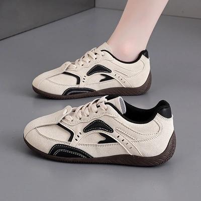 Autumn Women Sneakers New Soft Sole Non-slip Casual Shoes Faux Suede Nubuck Leather German Trainers Walking Jogging Sports Shoes