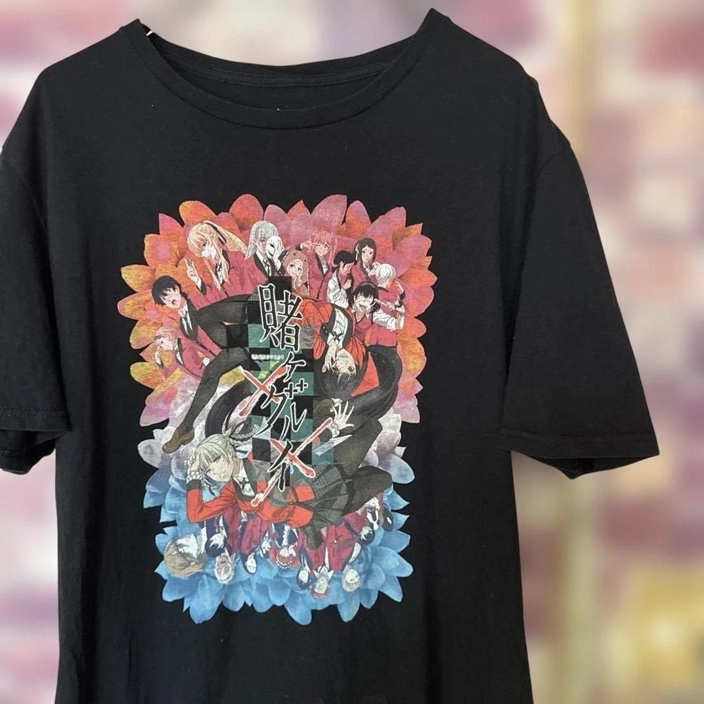 Kakegurui Koszulka Anime Tee Vintage L Rzadki Autentyczny RozmiarL PostaćAnime