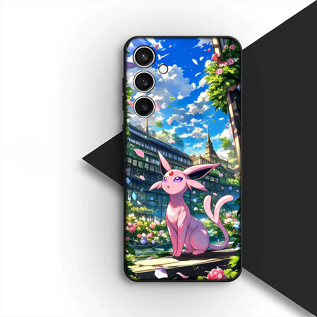 

Cover for Samsung Galaxy S20 S22 S21 FE Ultra Plus A07 A17 A15 A16 A25 A57 A37 Phone Case Espeons P-Pokemons Umbreons P-Pikachus Galaxy S20+