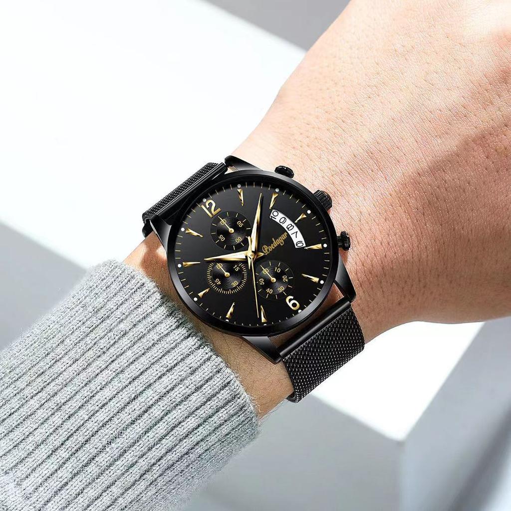 Brand New Fashion Men's Watch Waterproof Luminous Date Sport Watches Luxury Quartz Man Wristwatch Luxury Male Clock