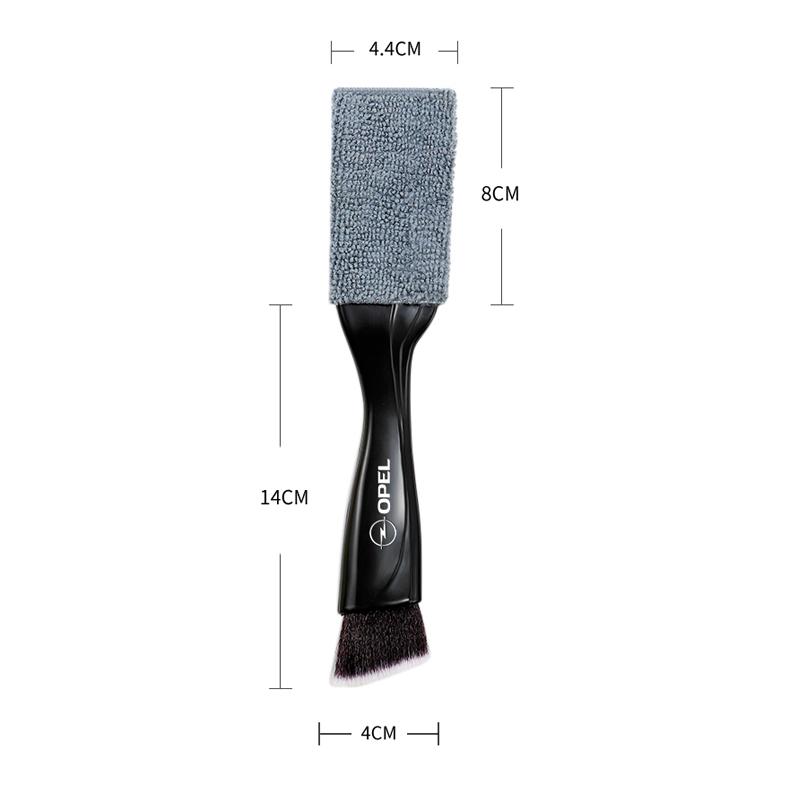 2 In 1 Car Dust Tool Cleaning Brush Accessories Interior For Opel Astra Insignia Vivaro Corsa Mokka Zafira Vectra OPC Vauxhall