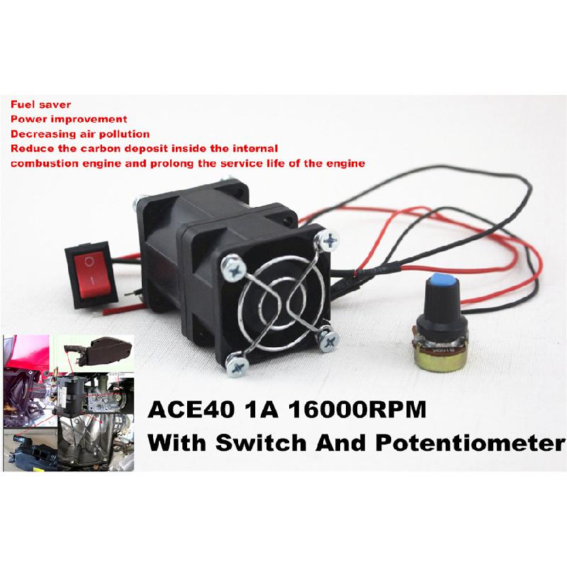 Auto Auto Elektrische Turbine Turbo Doppellüfter Turbolader Ladedruck Ansauglüfter Ace40 1A Dc12V 40Mm