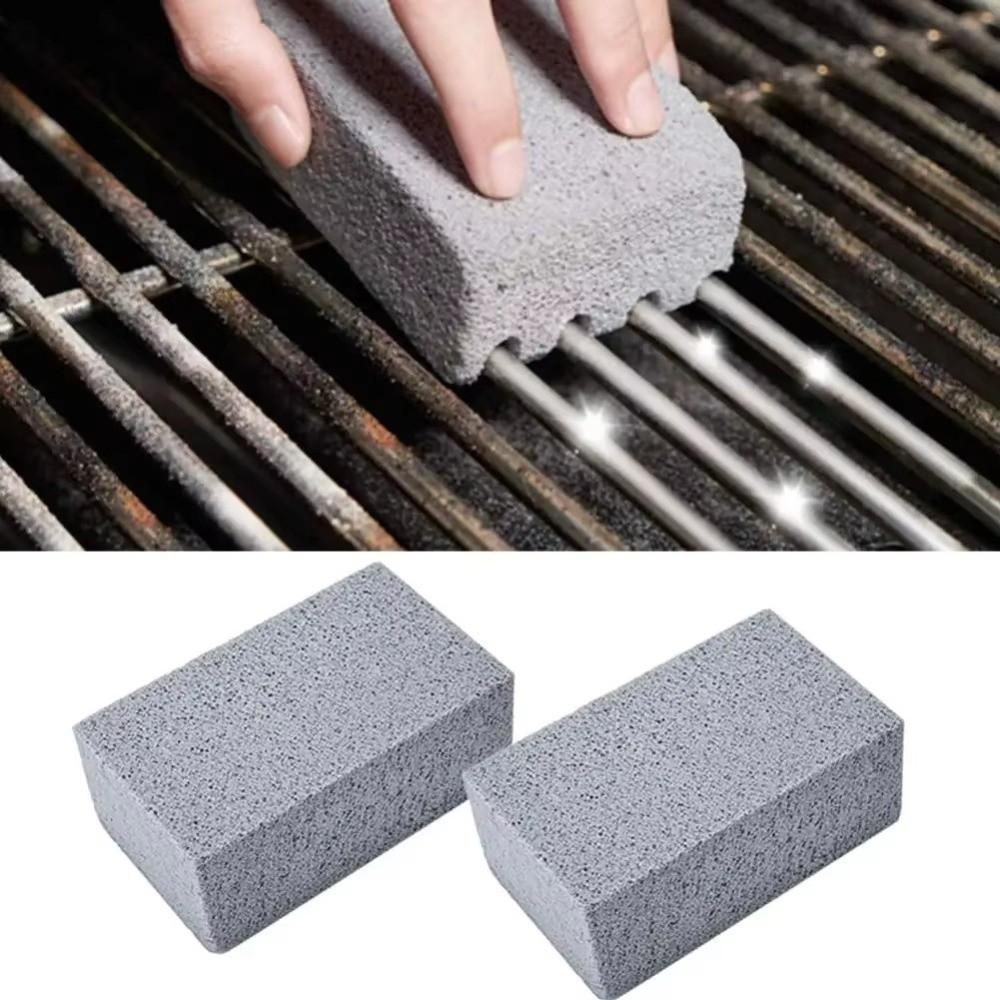 Cuttable Pumice Cleaning Stone Grey Grill Cleaning Brick New BBQ Grill Cleaning Brush Brick Block