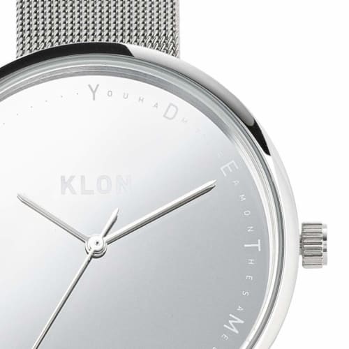 KLON Pair Watches, Silver, Perfect Gift for Couples, Pwatch-waka38-sm-mr