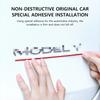 Aufkleber Heckemblem Performance Sport Roter Streifen Dekorationszubehör Performance Dekorative Aufkleber für Tesla Model 3 Y