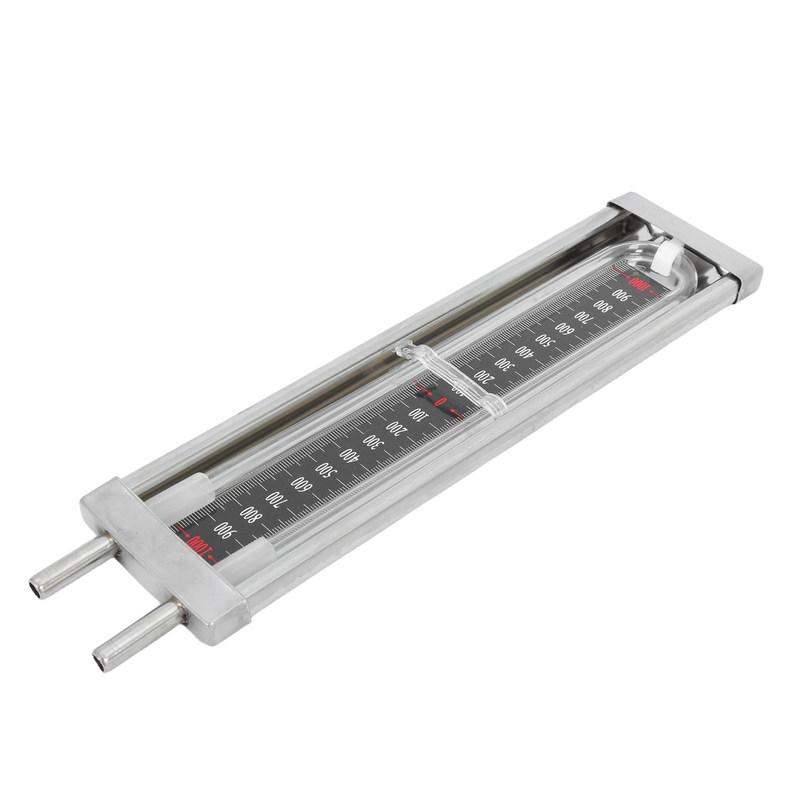 U-Shaped Pressure Gauge ±1000Pa Water Column Manometer For Gas Pipe Vacuum Tester Indoor Use Pressure Indicator Tool