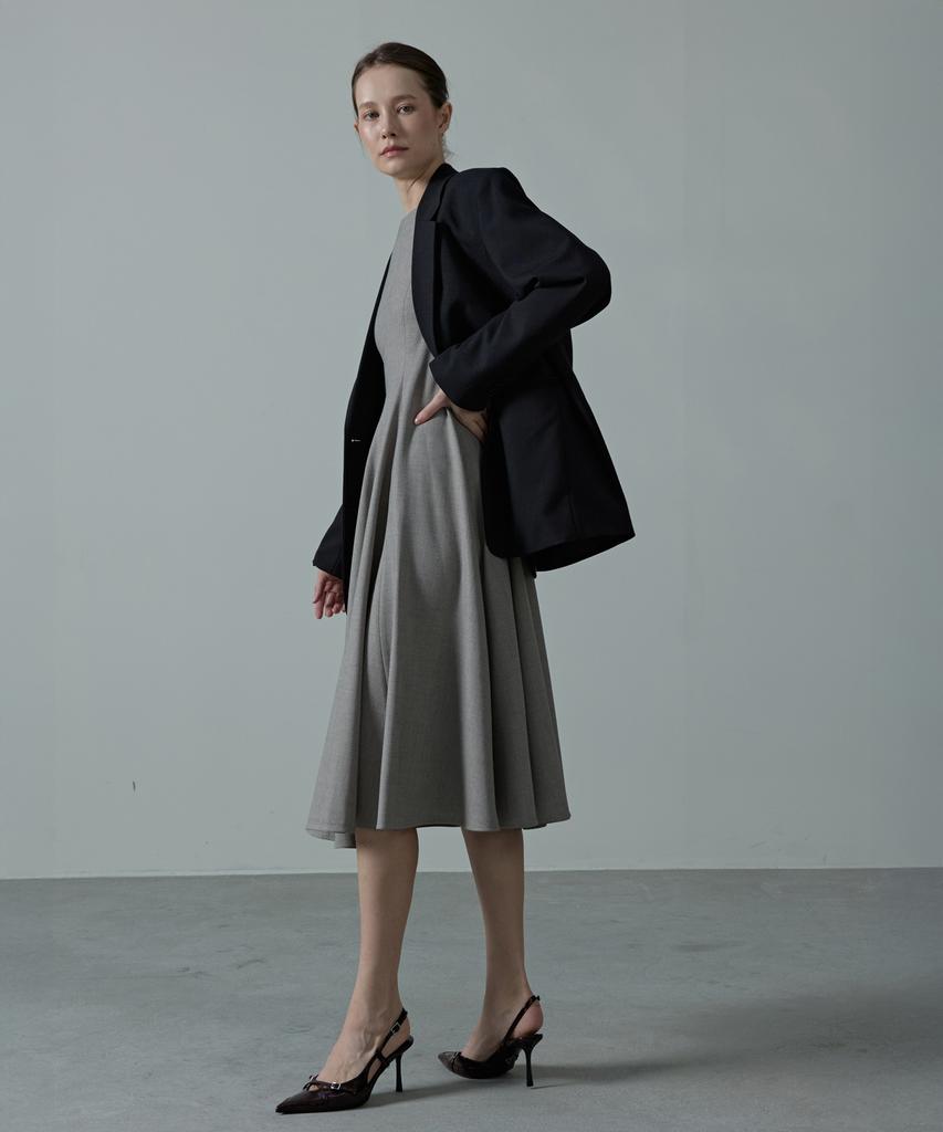 Ahre Lino Over Tension Blazer Jacket_Black
