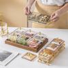 Sikezhuo Light Luxury Divided Glass Serving Platter