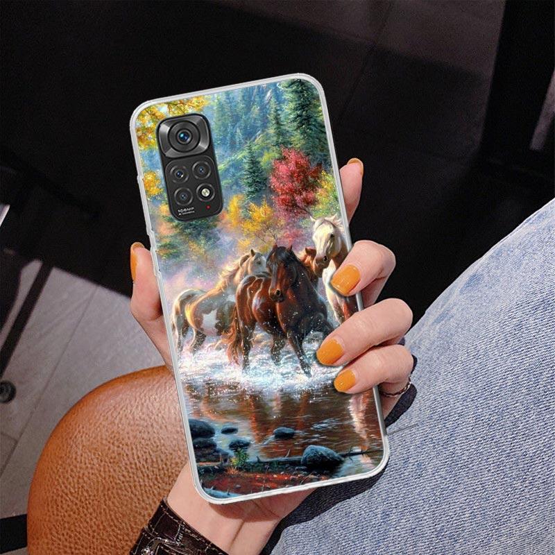 Horse Great Beauty Galloping Phone Case For Xiaomi Redmi Note 15 14 13 12S 12 11 Pro Plus 14S 11S 11E 10 10S 11T 5G Personalized