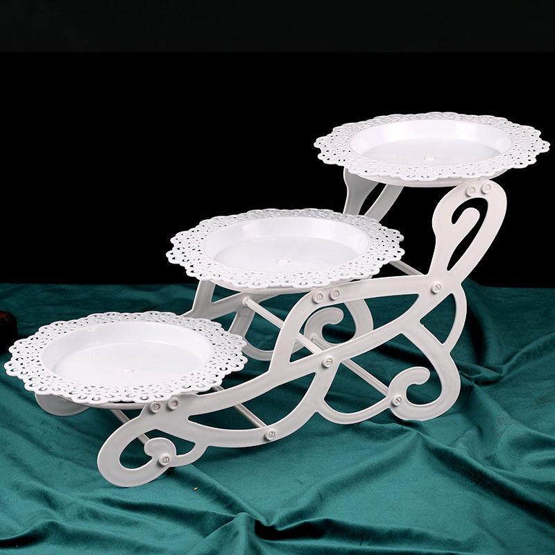 

Триярусна підставка для десертів: Багатоярусна випічка, цукерниця та фруктовниця для вітальні