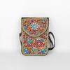 Xinjiang etnisk stil vintage pärlbroderad axelväska för mobiltelefoner