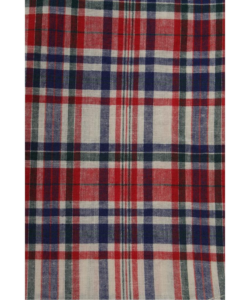 BRENTWOOD Linen Cotton Multi Check Casual Shirt Brsam26452Rex