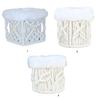 Glasses Holders Lovely Pen Holders Desktop Holders Woven Pencil Holders Nightstand Organizer with Plush Lining