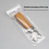 Belleterny Frosted Genuine Leather Keychain - Luxury Keyring Pendant with Logo Customization.