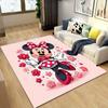 1pc Minnie Printed Carpet: Rectangle Rug for Living Room, Bedroom, Office, Home Decor, Kitchen, Non-slip, Game Area Rug