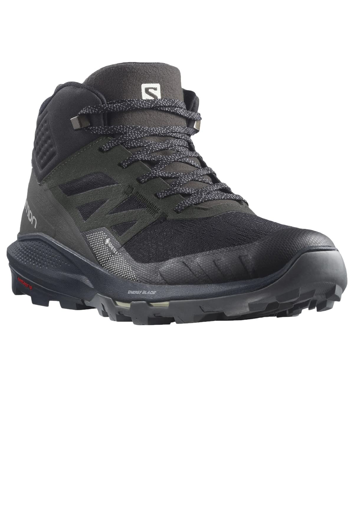 

Обувь OUTPULSE MID Ice cm [Salomon] Походные/Треккинговые GORE-TEX Мужские Черные/Черные/Ванильные 27.5
