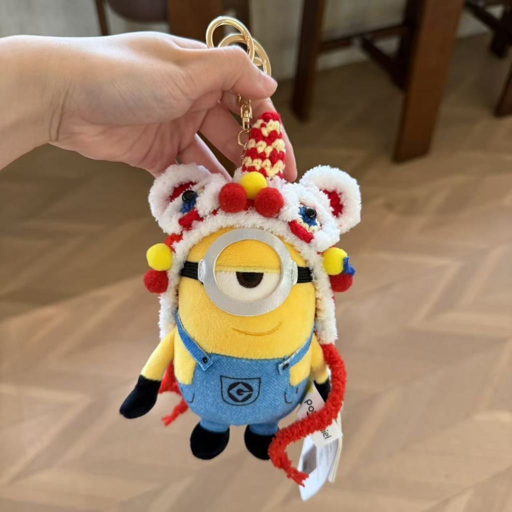 Minions And Monsters Plush Keychain Toy With Cartoon Style For Kids And Collectors