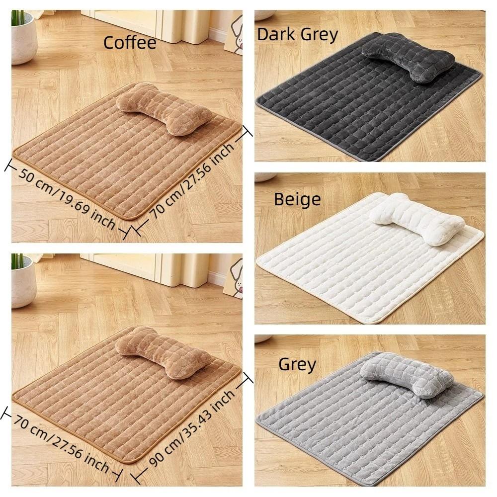 Warm Pet Sofa Bed Thicken Cat Sleeping Nest Anti Scratch Flannel Pet Sleeping Mat for Kitten Puppy
