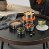 Stainless Steel Snack Containers for Kids Leak Proof Toddler Food Container with Silicone Lids Stackable Metal Lunch Box for School And Daycare